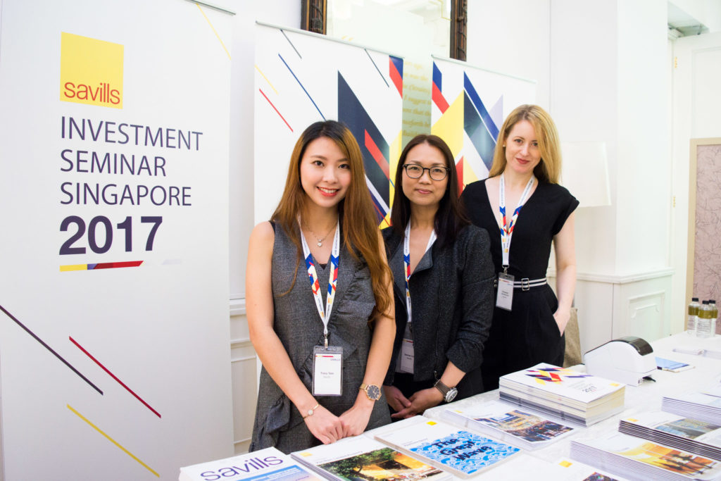 Corporate photograph of team at Investment Seminar Singapore 2017